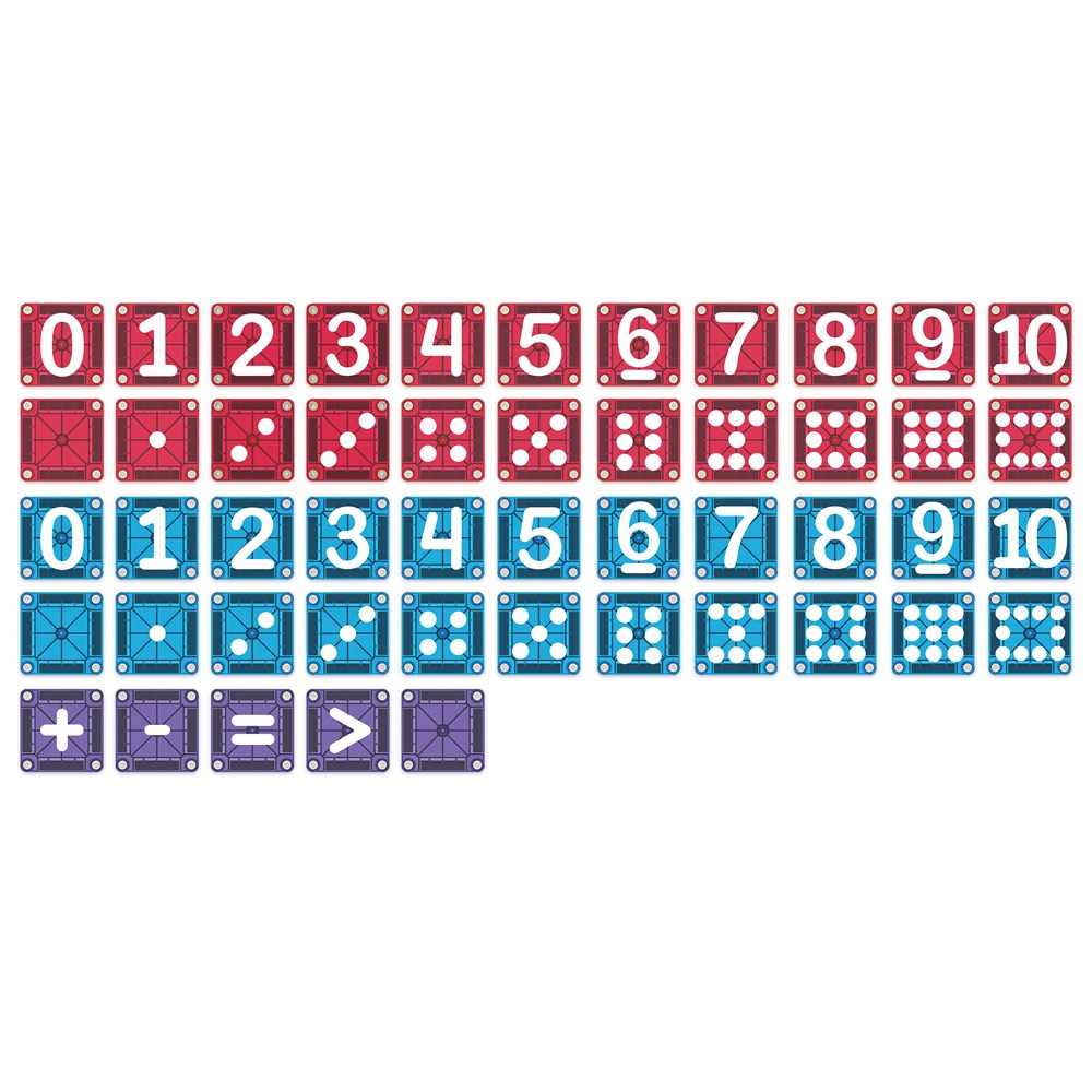 MAGNA-TILES - microMAGS - Learn Numbers