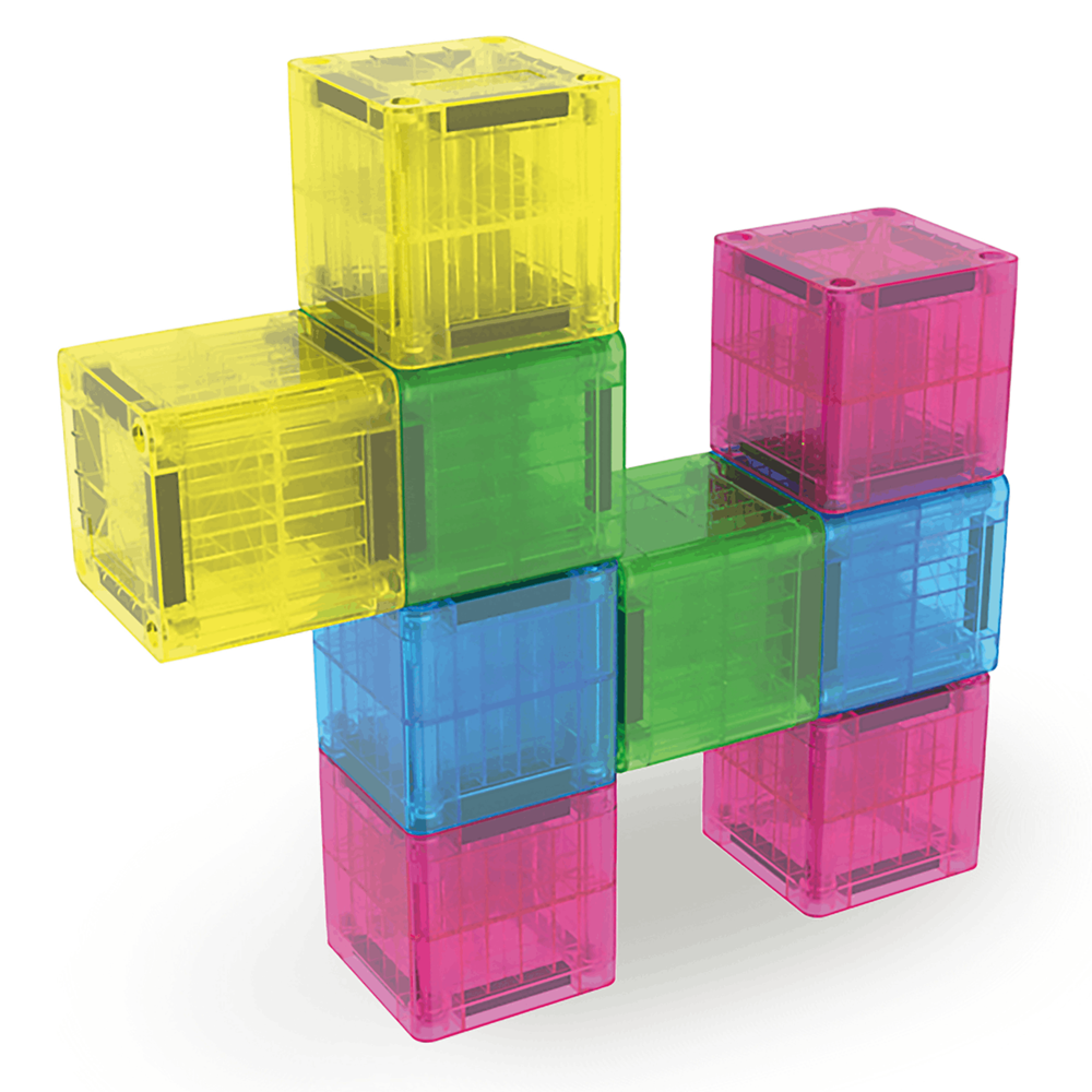 MAGNA-TILES - microMAGS - Cubes 9-Piece Travel Set