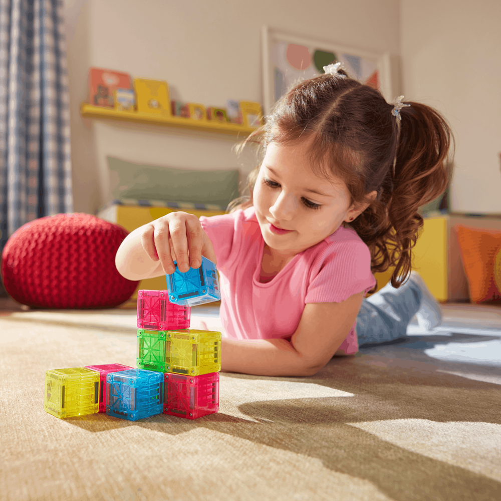 MAGNA-TILES - microMAGS - Cubes 9-Piece Travel Set