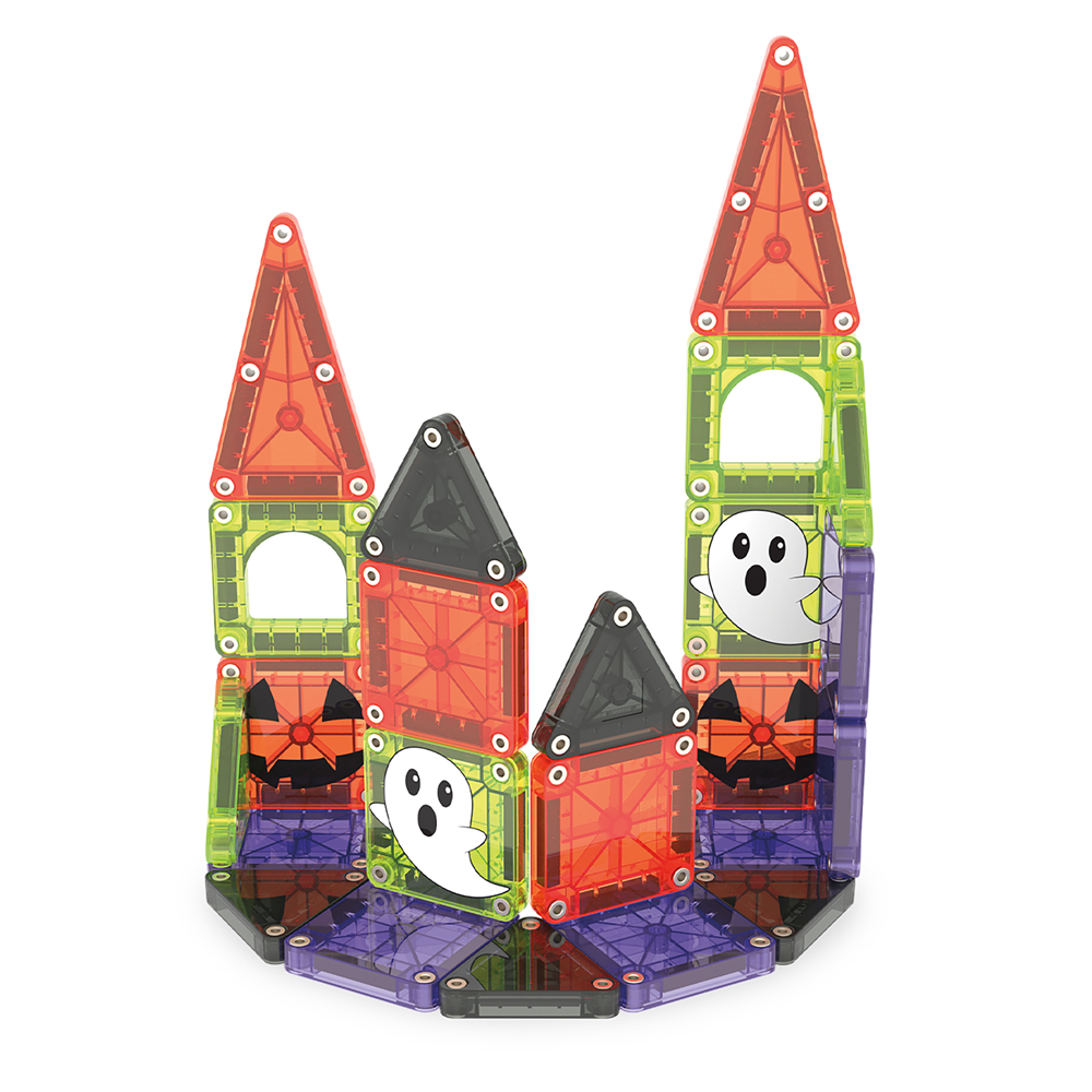 MAGNA-TILES - microMAGS Spooky Travel Set - 24 Piece Set - 12 Unit Counter Display
