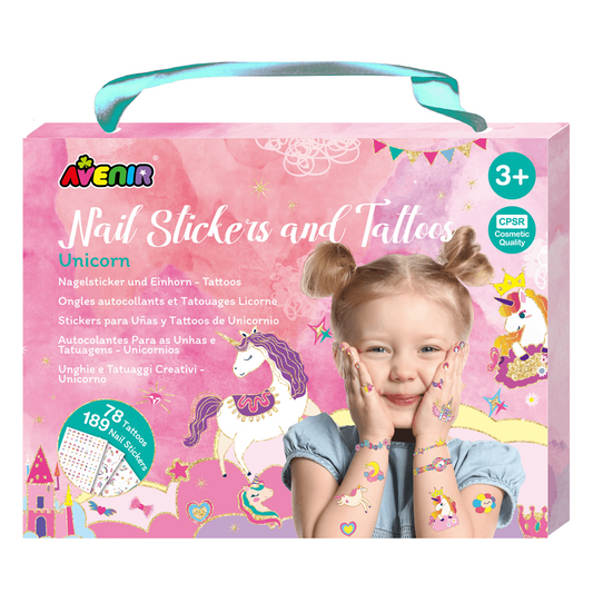 Avenir - Nail Stickers and Tattoos - Unicorns