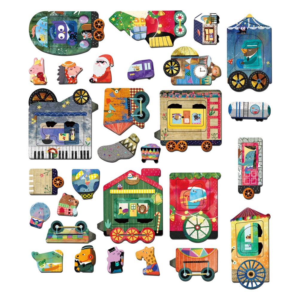 mierEdu - Travel Magnetic Box - Trains