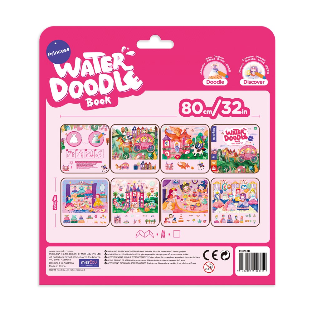 mierEdu - Water Doodle Book - Princess