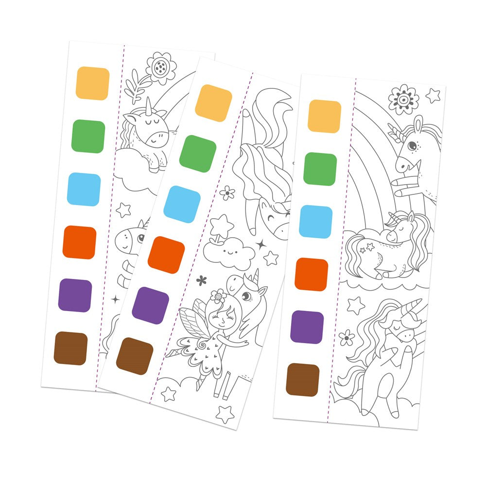 mierEdu - Pocket Watercolour Painting Book - Unicorns