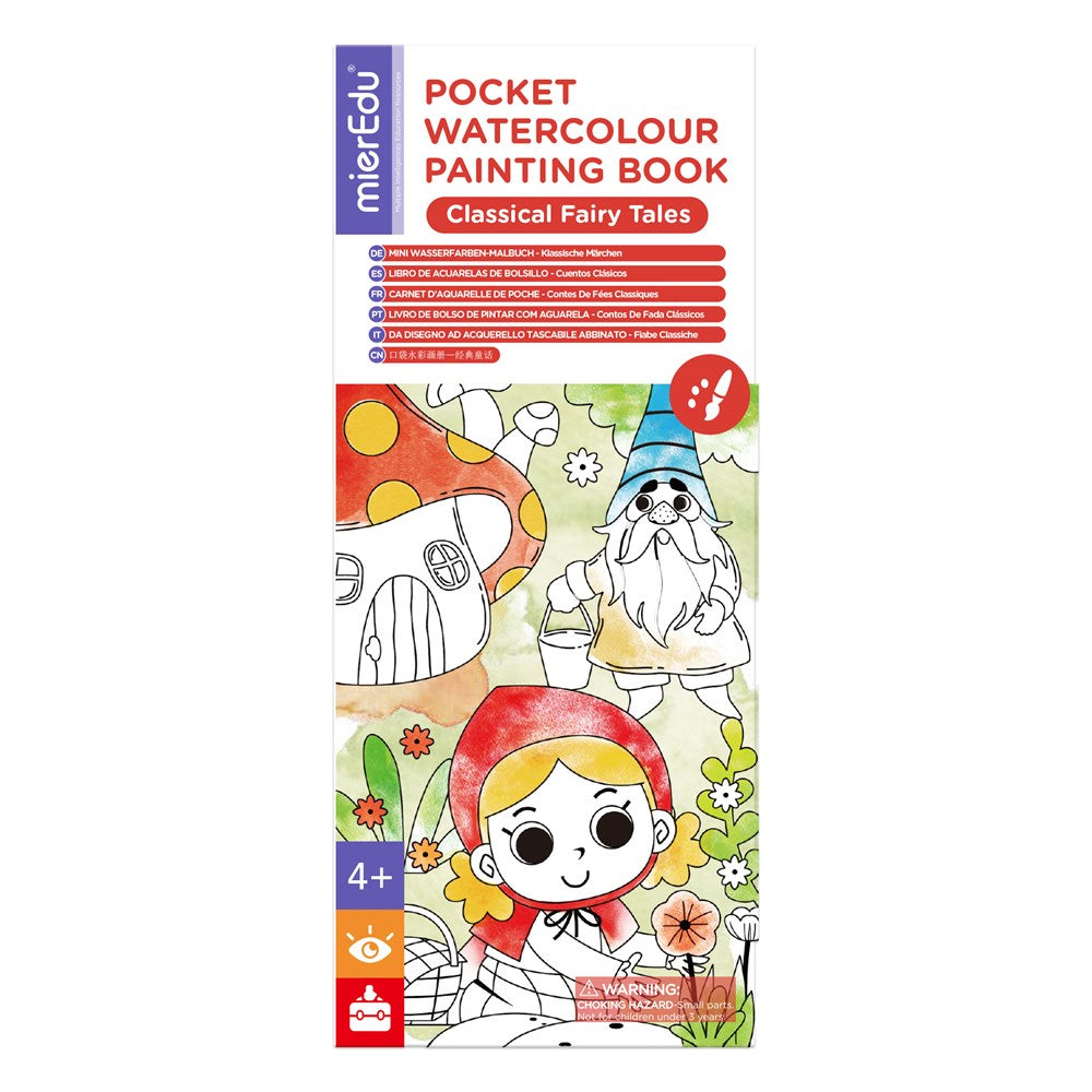 mierEdu - Pocket Watercolour Painting Book - Classical Fairy Tales