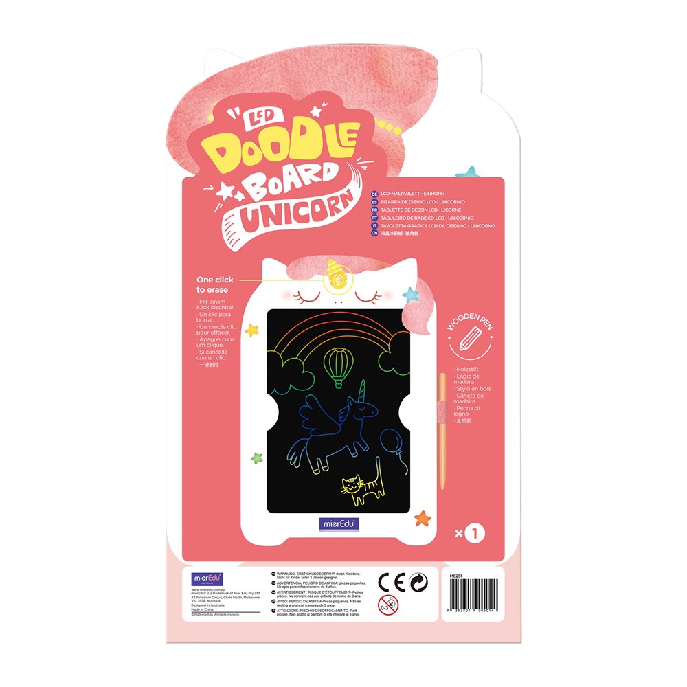 mierEdu - LCD Doodle Board - Unicorn