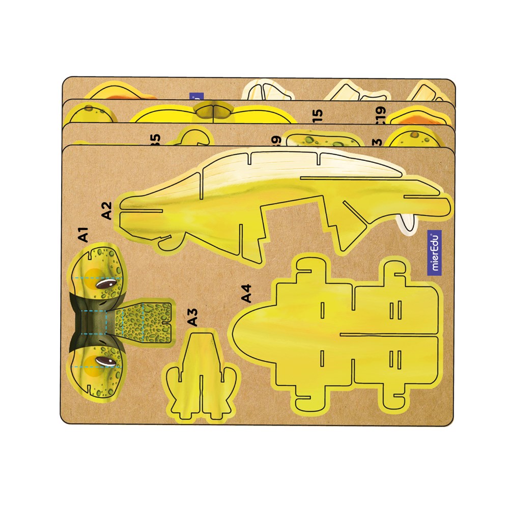 mierEdu - Build n Sound 3D Puzzle - Stegosaurus