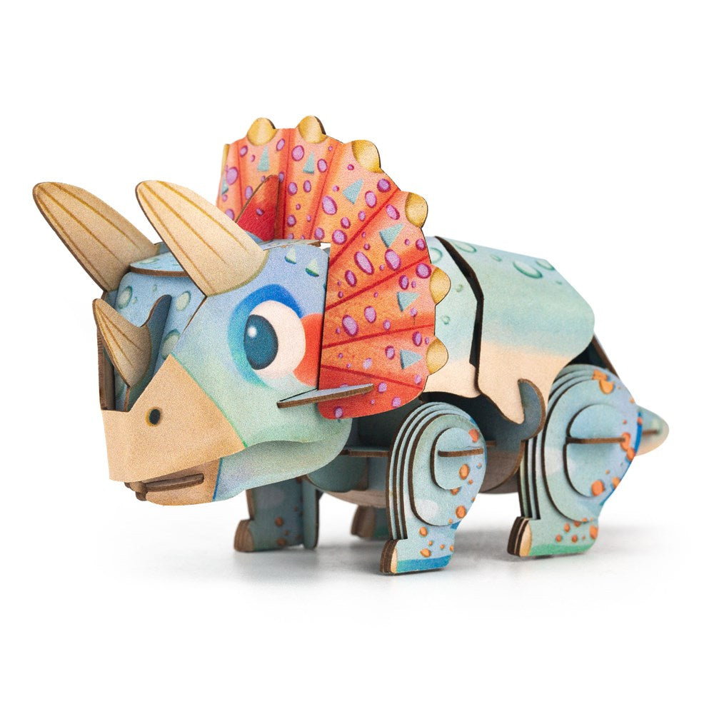 mierEdu - Build n Sound 3D Puzzle - Triceratops