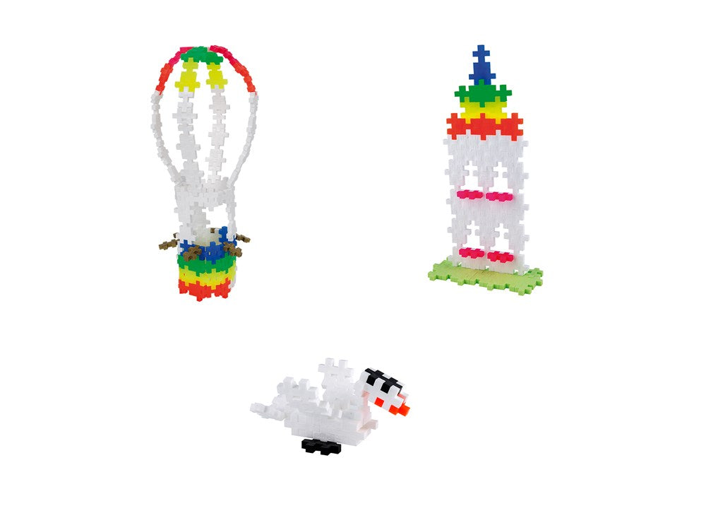 Plus-Plus-  Pastel - Rainbow Hot Air Balloon - 360 pcs