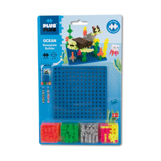 Plus-Plus - Ocean Baseplates Builder 64 pcs