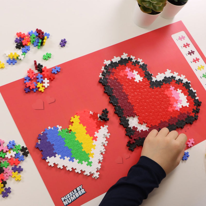 Plus-Plus - Puzzle by Number - Hearts 250pcs - view 5