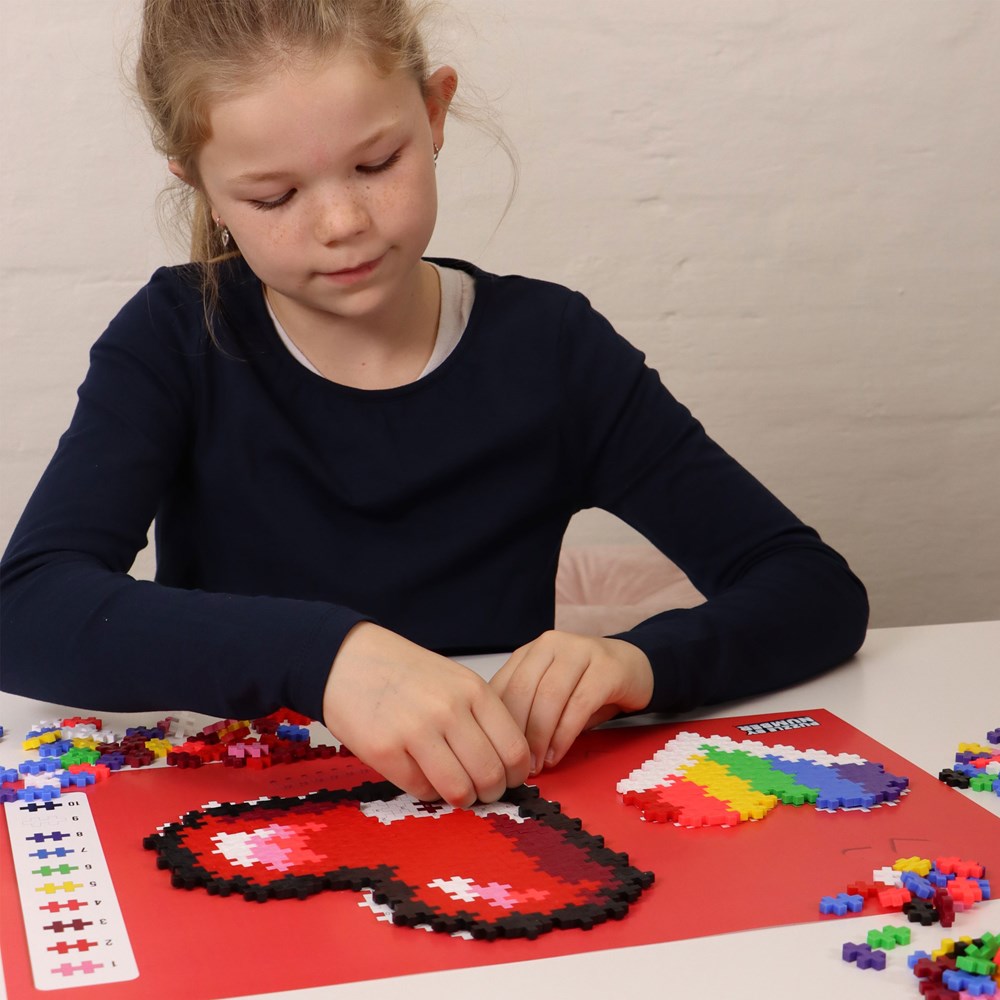 Plus-Plus - Puzzle by Number - Hearts 250pcs - view 7