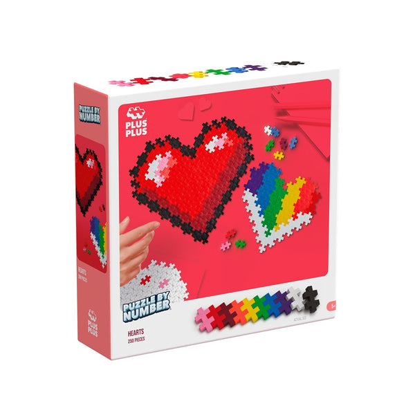 Plus-Plus - Puzzle by Number - Hearts 250pcs - view 15