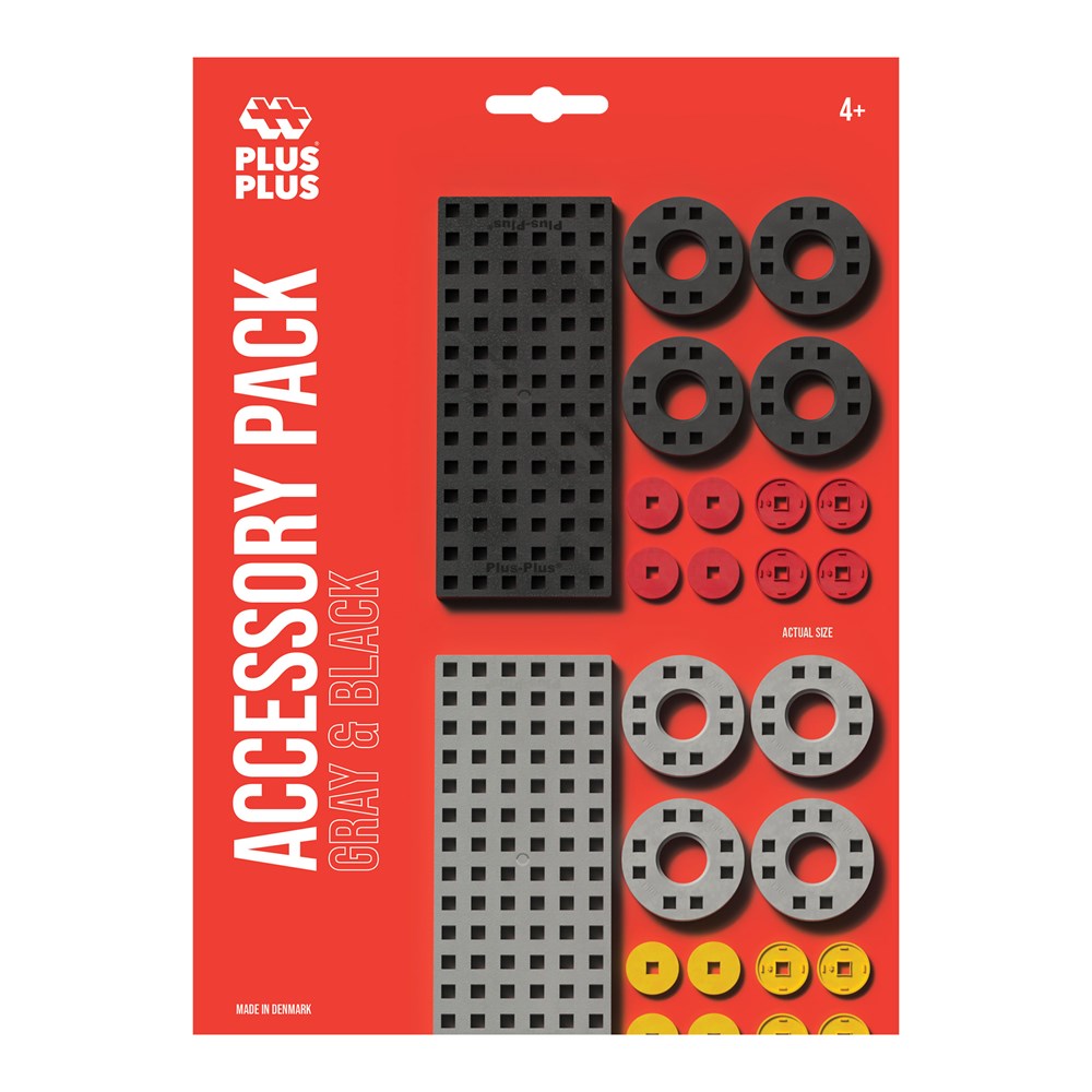 Plus-Plus - Accessory Pack - Grey & Black