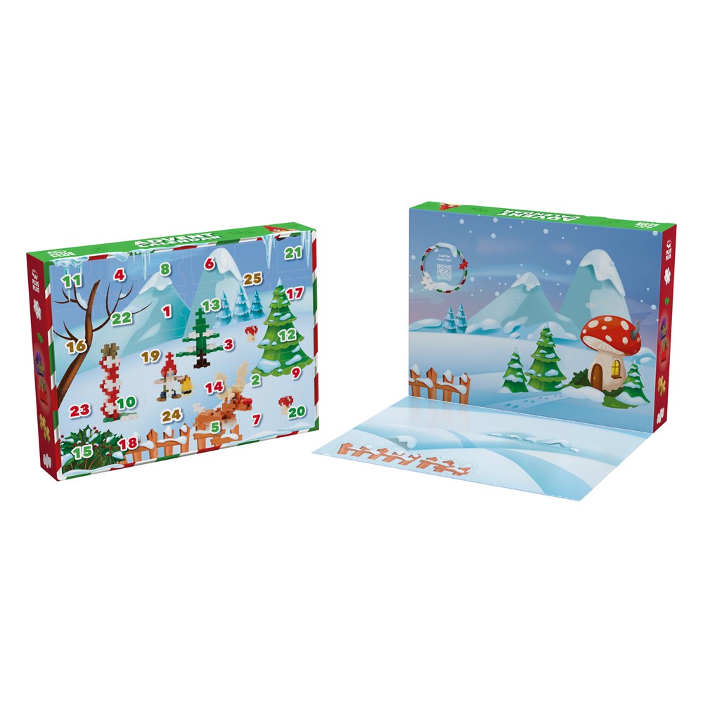 Plus Plus - Advent Calendar - Santas world