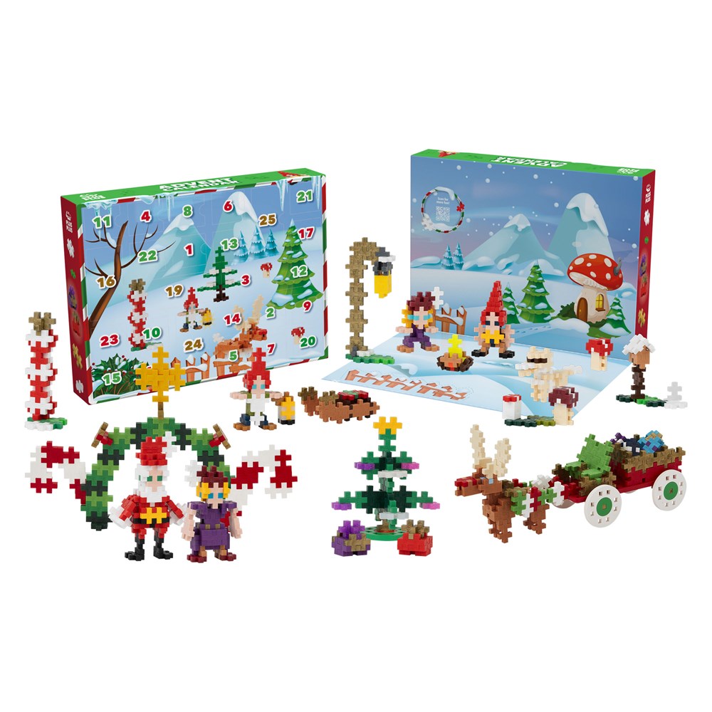 Plus Plus - Advent Calendar - Santas world