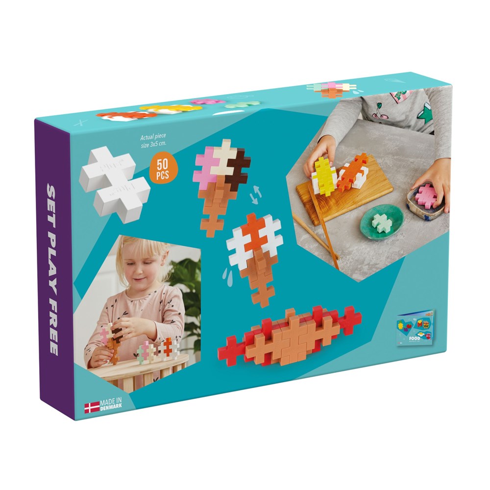 Plus-Plus BIG Activity – Food - 50 pcs