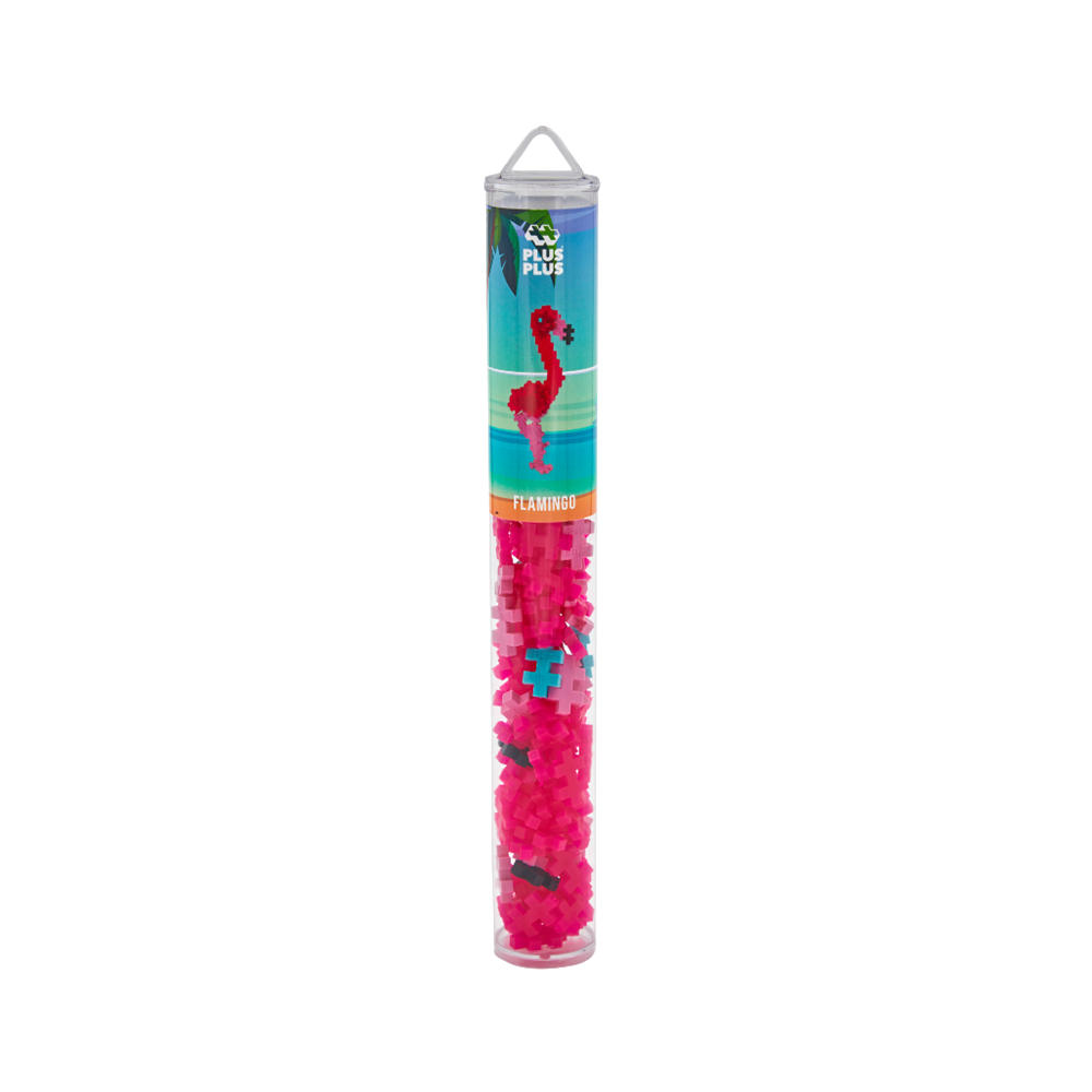 Plus-Plus - Flamingo - 100pcs Tube - view 18