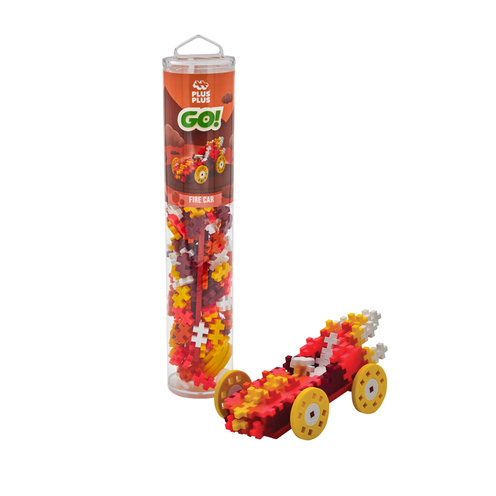 Plus-Plus - Color Cars Fire - 200pcs Tube