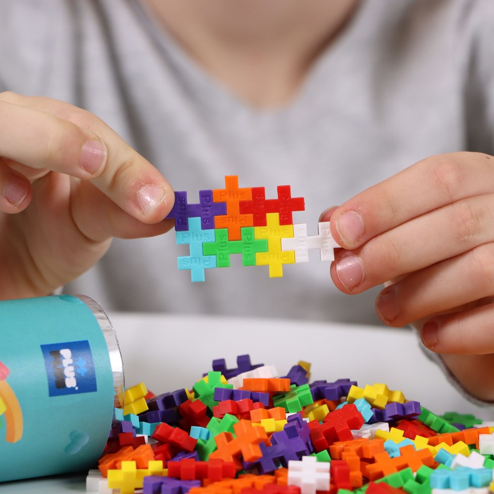 Plus-Plus - Rainbow Color Mix - 100pcs Tube