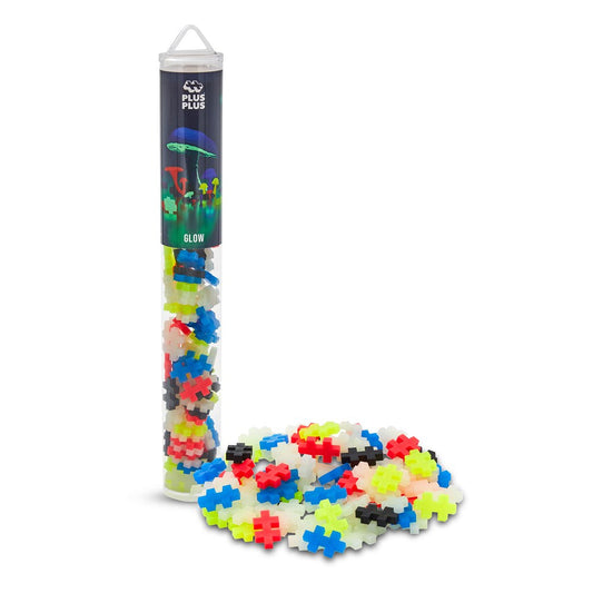 Plus-Plus - Glow in the Dark Mix - 100pcs