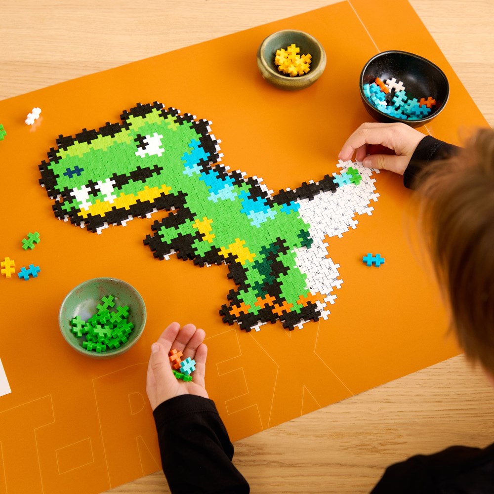 Plus-Plus Puzzle By Number T-Rex 250 pcs