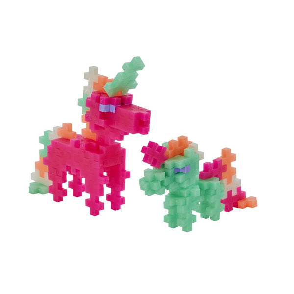Plus-Plus - Pearl Unicorns - 100pc Tube - view 3