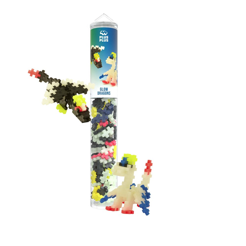 Plus-Plus - Glow Dragons - 100pc Tube