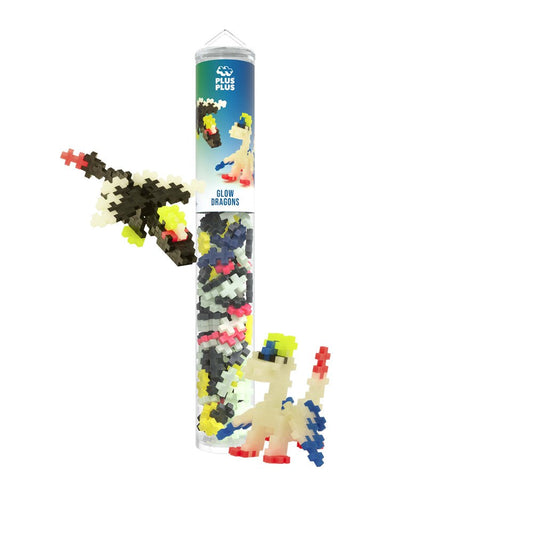 Plus-Plus - Glow Dragons - 100pc Tube
