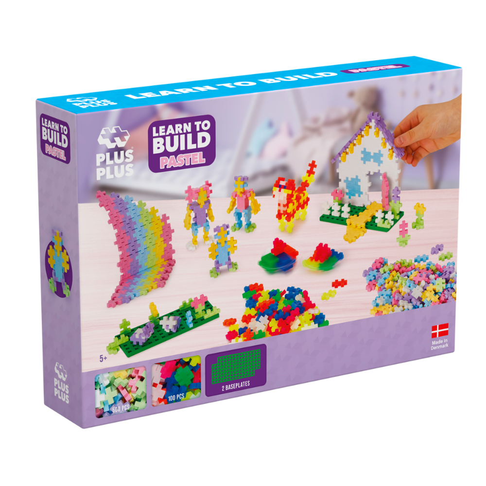 Plus-Plus - Pastel - Learn to Build