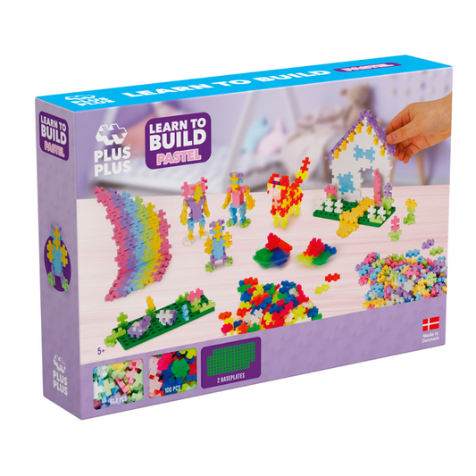 Plus-Plus - Pastel - Learn to Build