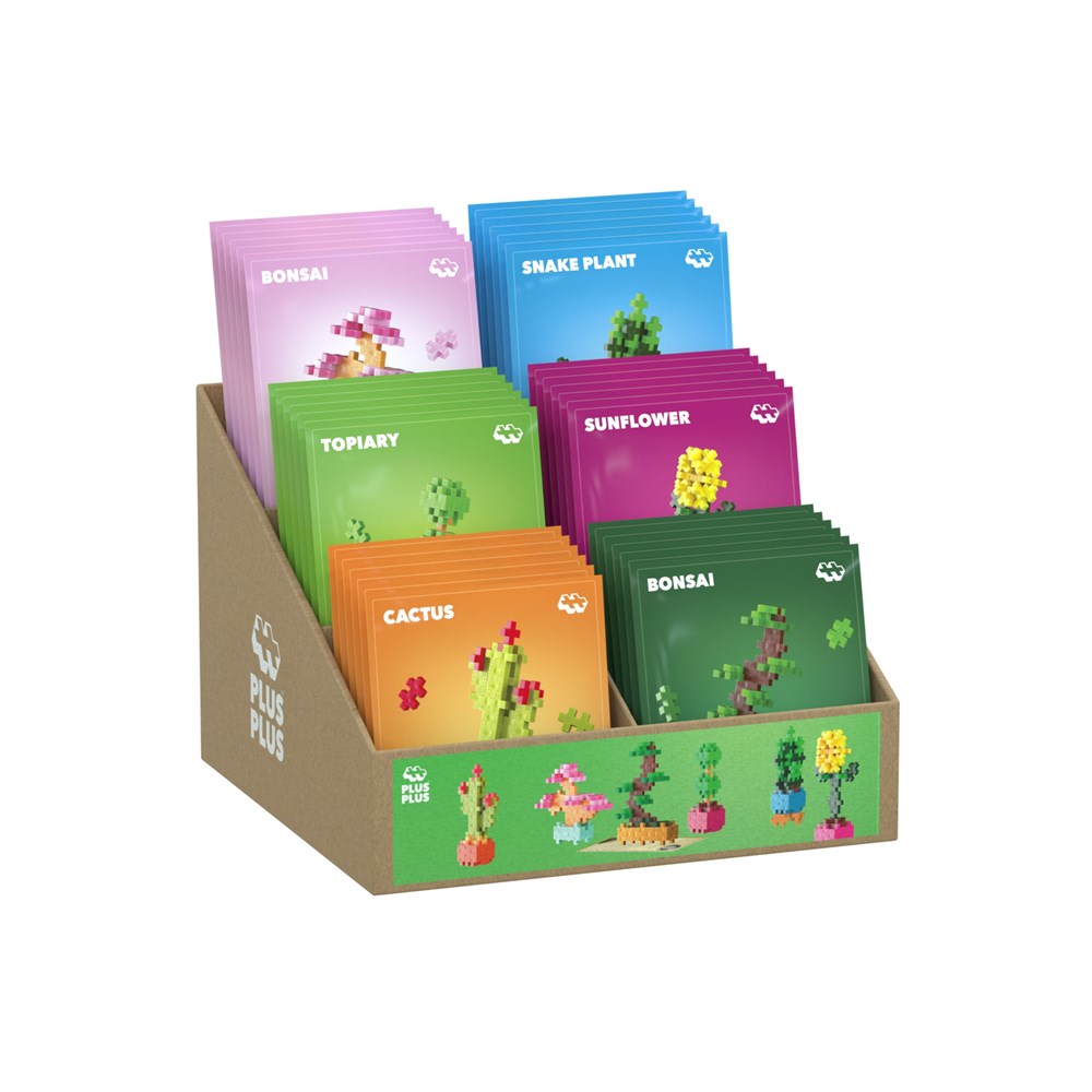 Plus-Plus Plant Packs - Display (36 pcs)