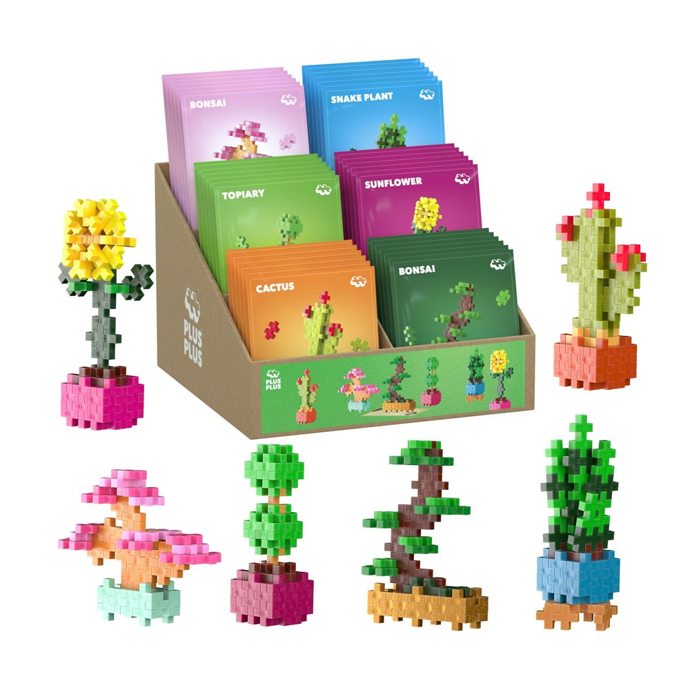 Plus-Plus Plant Packs - Display (36 pcs)