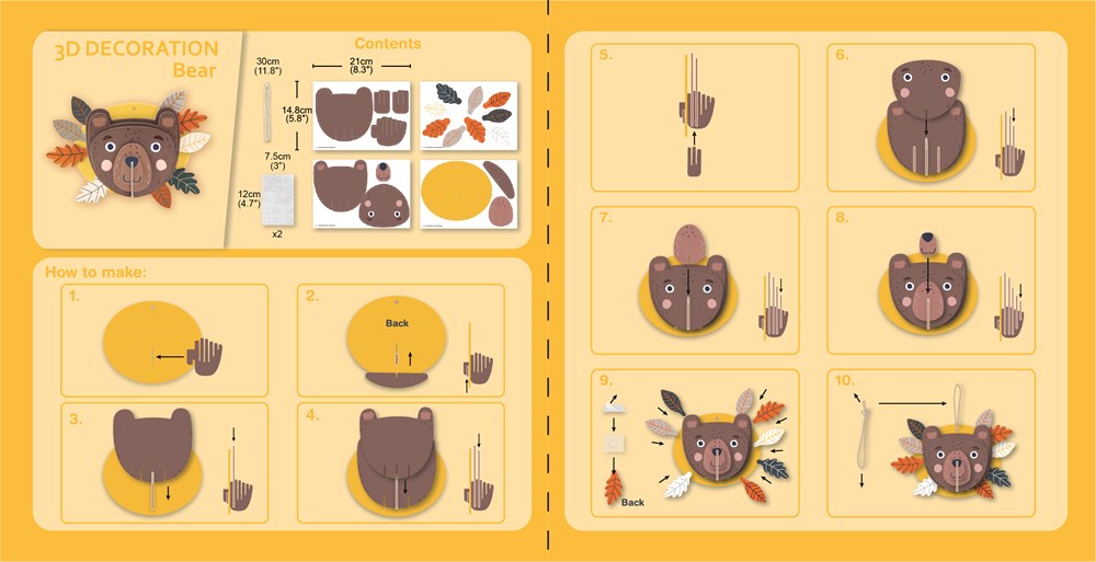 Avenir - 3D Puzzle Bear - view 16