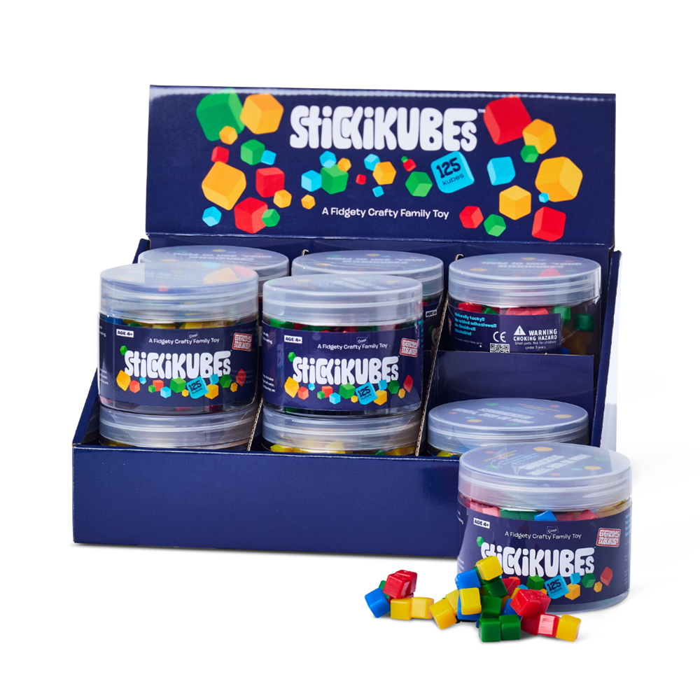 Stickikubes - Original Tub - 12 Piece Display