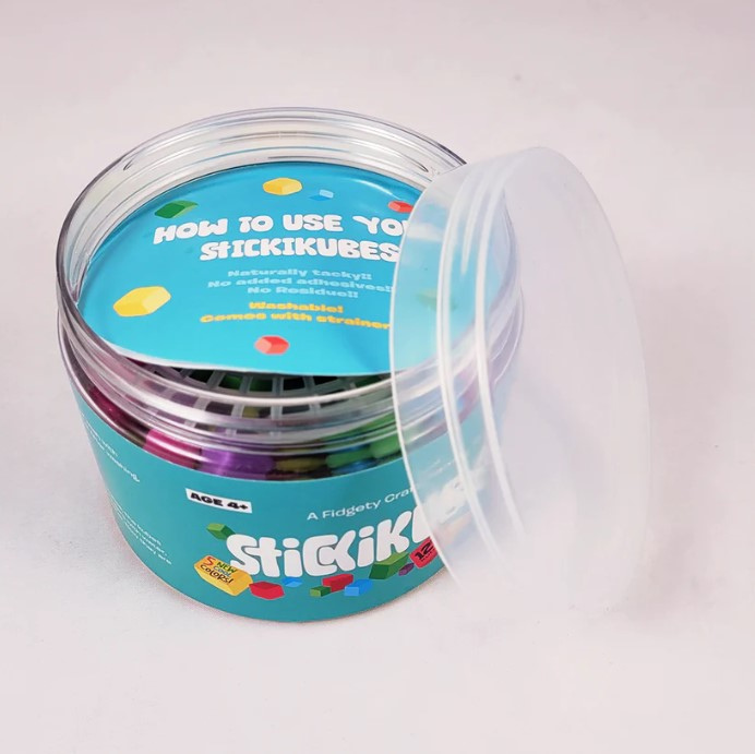 Stickikubes - Neon Brights Tub - 125pc