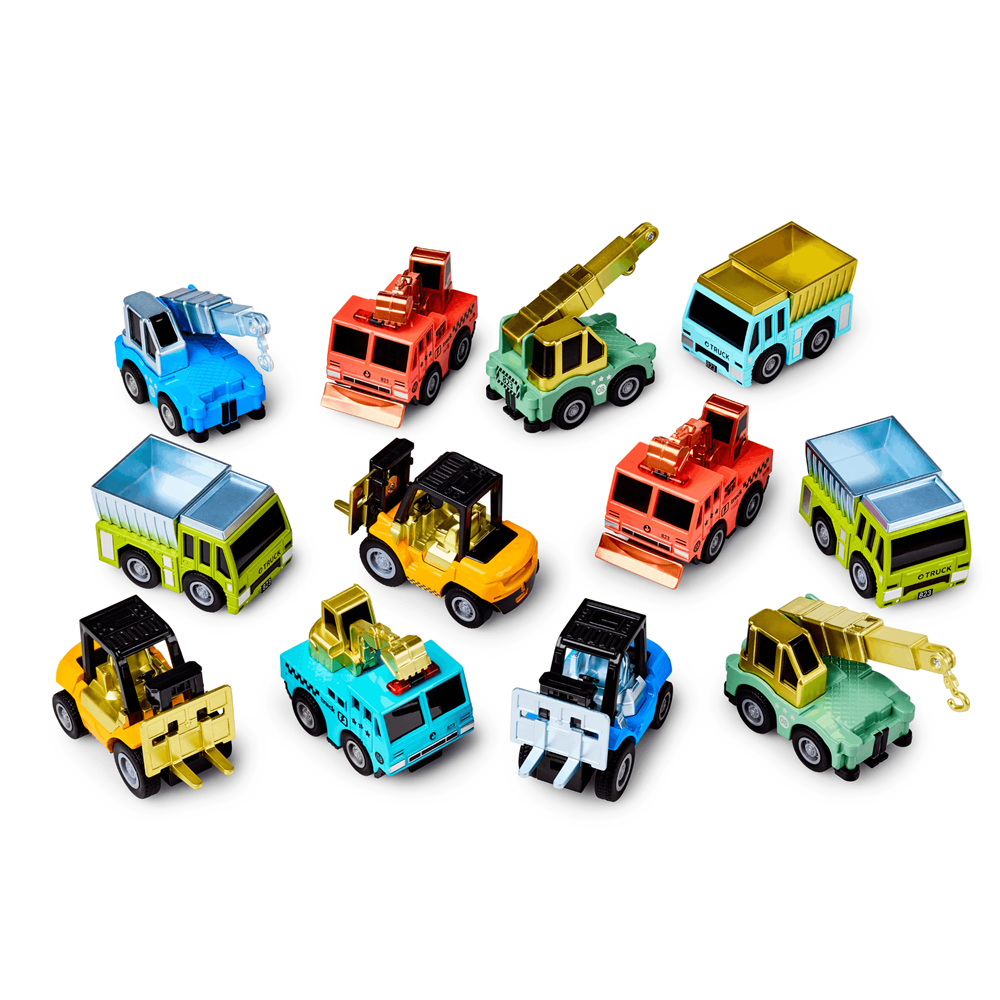 Verney - Diecast Pull-Back Vehicles - Construction Series - 12PC CDU