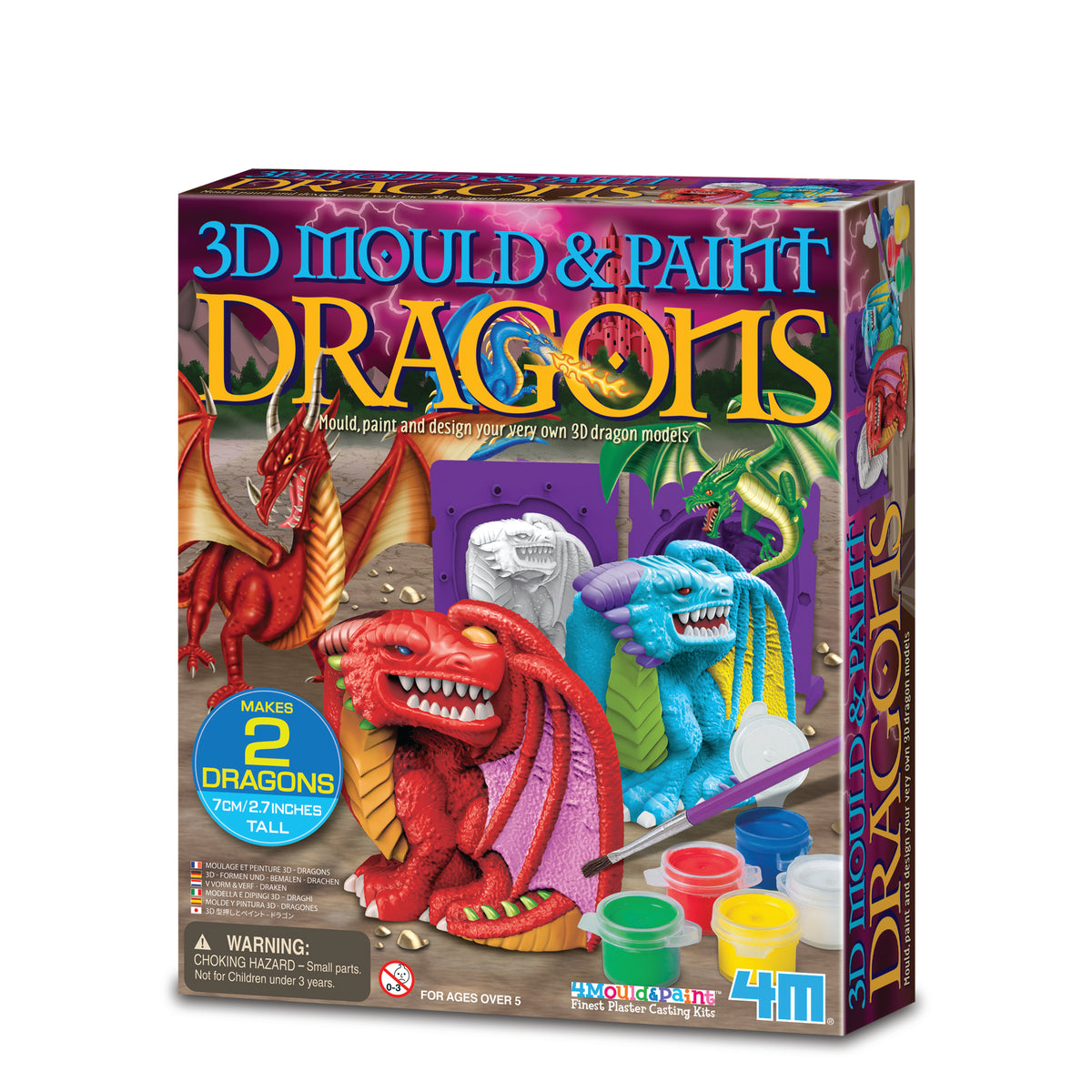 4M - 3D Mould & Paint Dragons - view 6