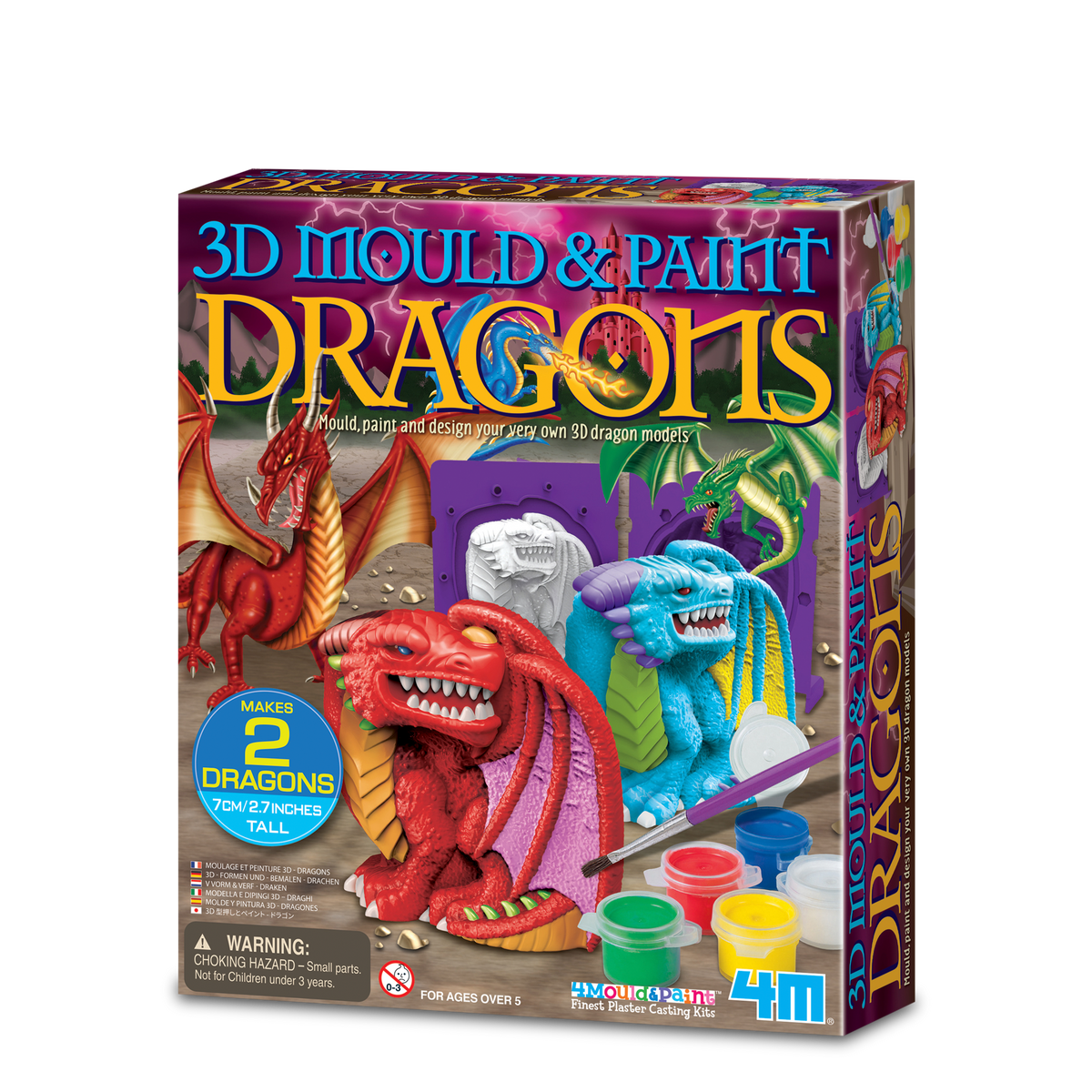4M - 3D Mould & Paint Dragons - view 7