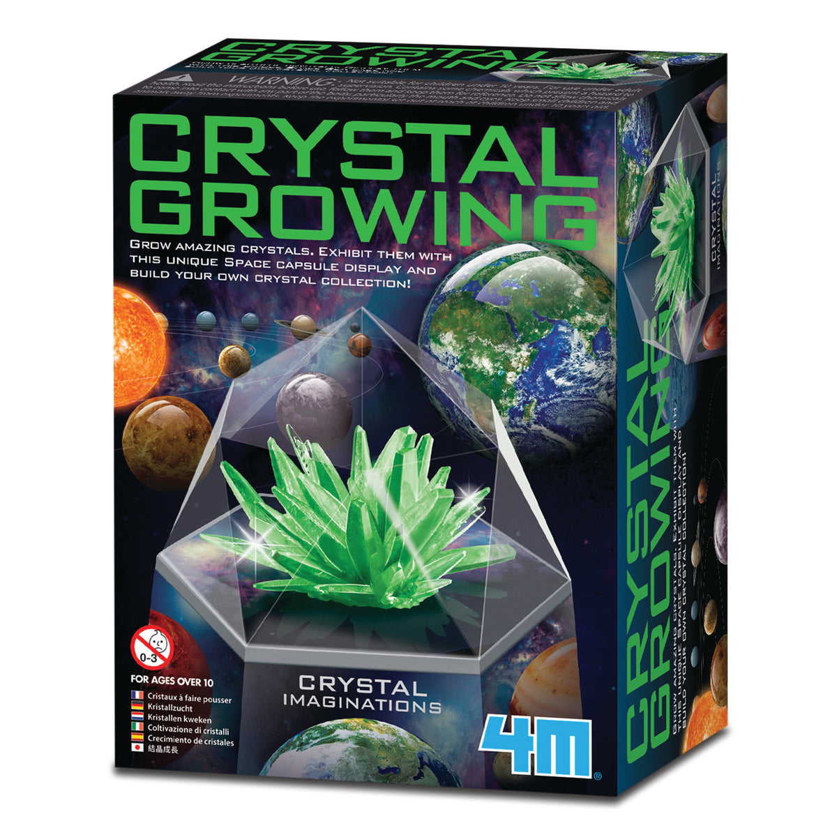 4M - Crystal Growing Kit - Space Gem - Green - view 6