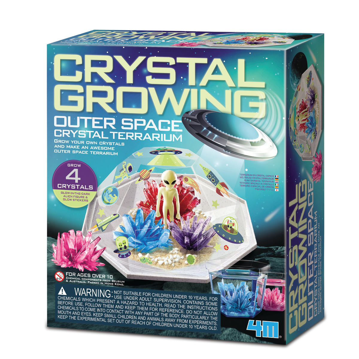 4M - Crystal Growing - Outer Space Crystal Terrarium - view 4