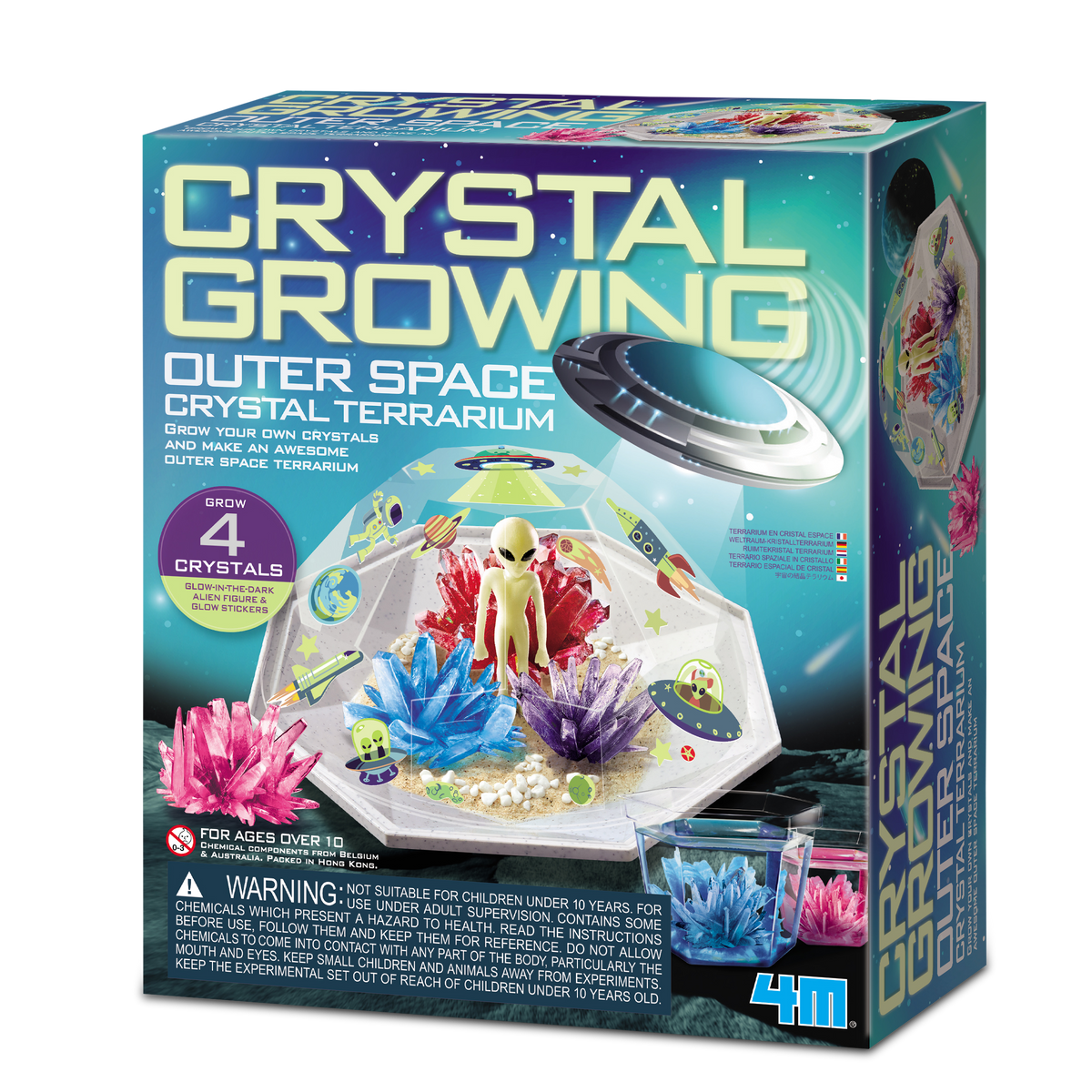 4M - Crystal Growing - Outer Space Crystal Terrarium - view 5