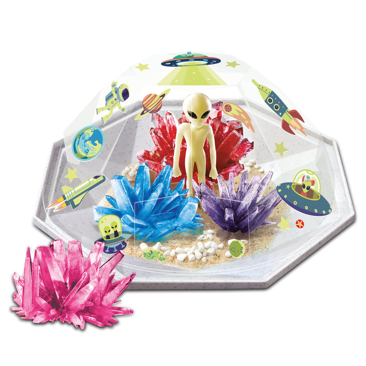 4M - Crystal Growing - Outer Space Crystal Terrarium - view 6