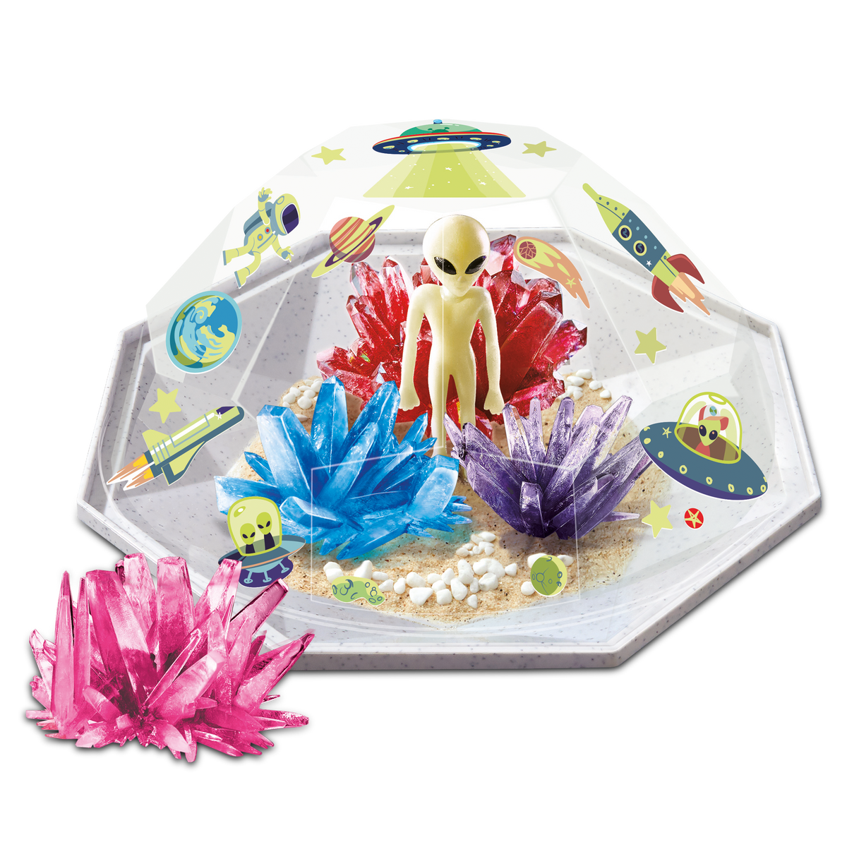 4M - Crystal Growing - Outer Space Crystal Terrarium - view 7