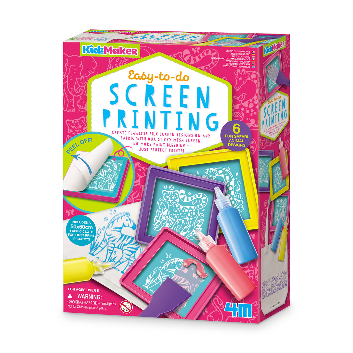 4M - KidzMaker - Easy-to-do Screen Printing