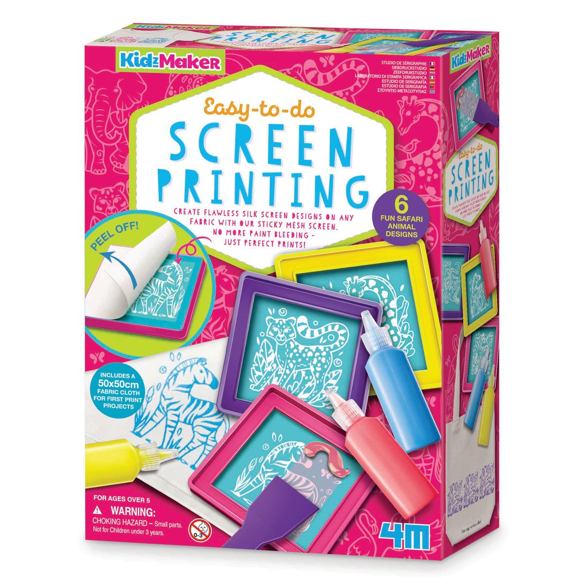 4M - KidzMaker - Easy-to-do Screen Printing - view 4