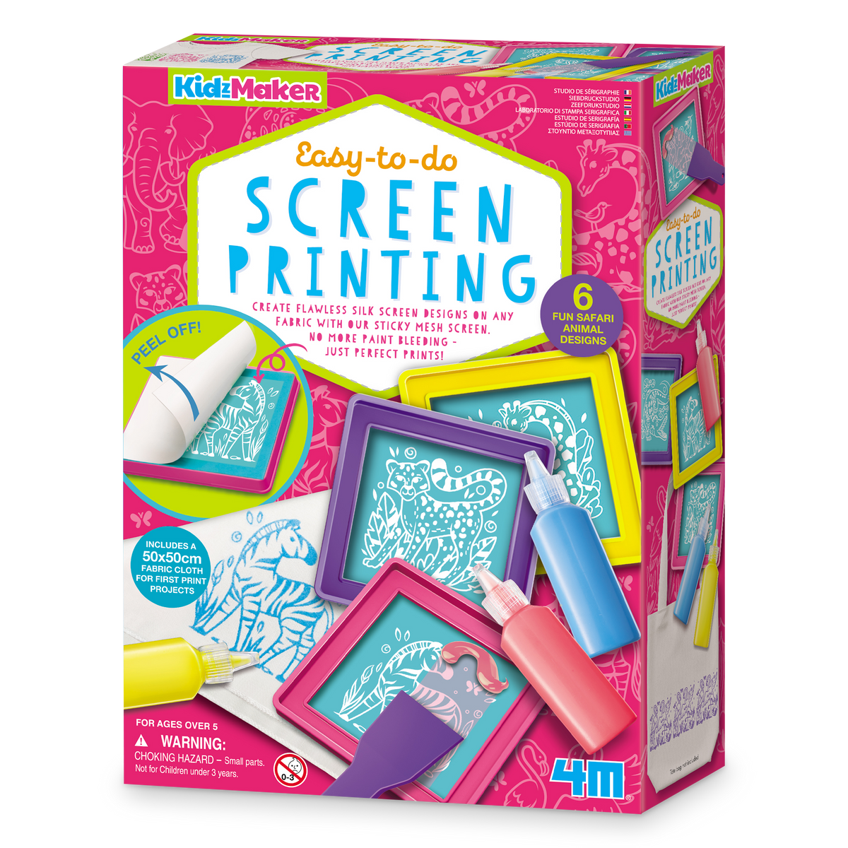 4M - KidzMaker - Easy-to-do Screen Printing - view 5