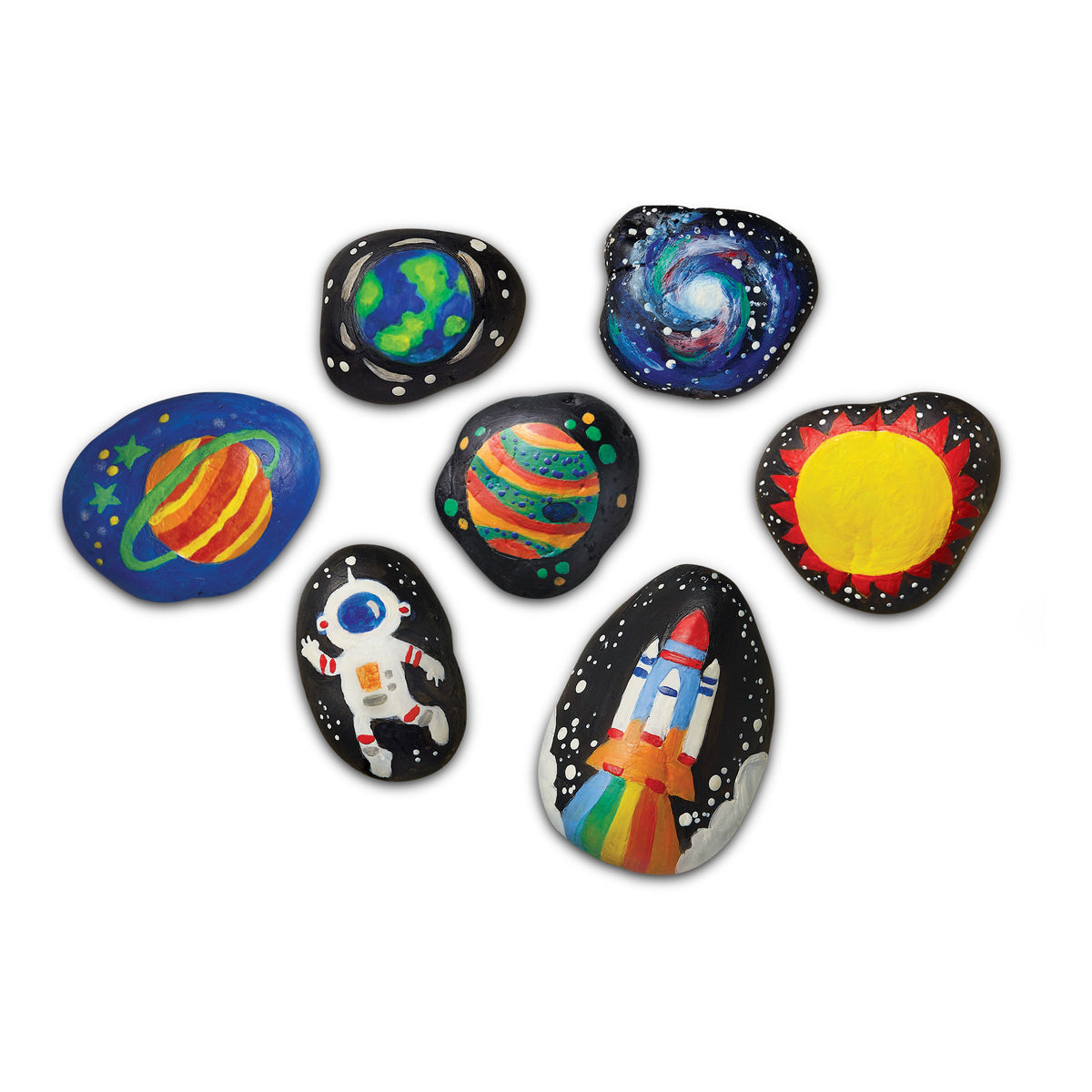 4M - KidzMaker - Glow in the Dark Space Rock Painting - view 2