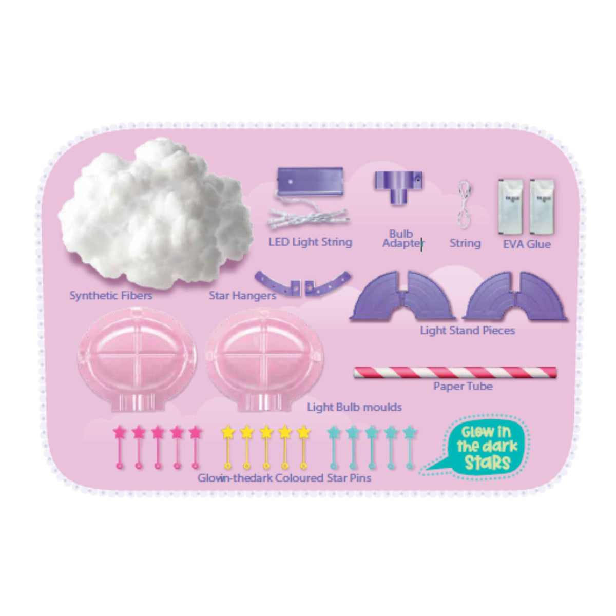 4M - KidzMaker - Make Your Own Fluffy Cloud Light - view 2