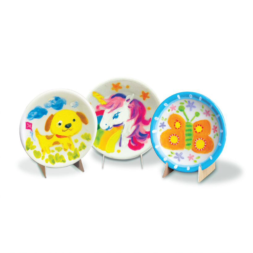 4M - Little Craft - Mini Plates Painting Kit - view 3